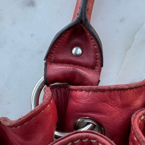 Red Tignanello Shoulder Tote Bag - Picture 9 of 10